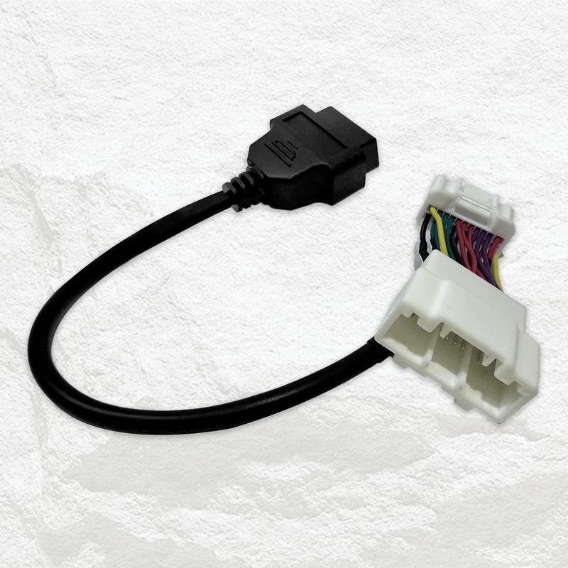 20pin OBD Connector for Tesla Model 3 before January 2019 For X431 OBD2 Diagnostic Adapter Cable 20pin Male/Female to OBD2 16pin