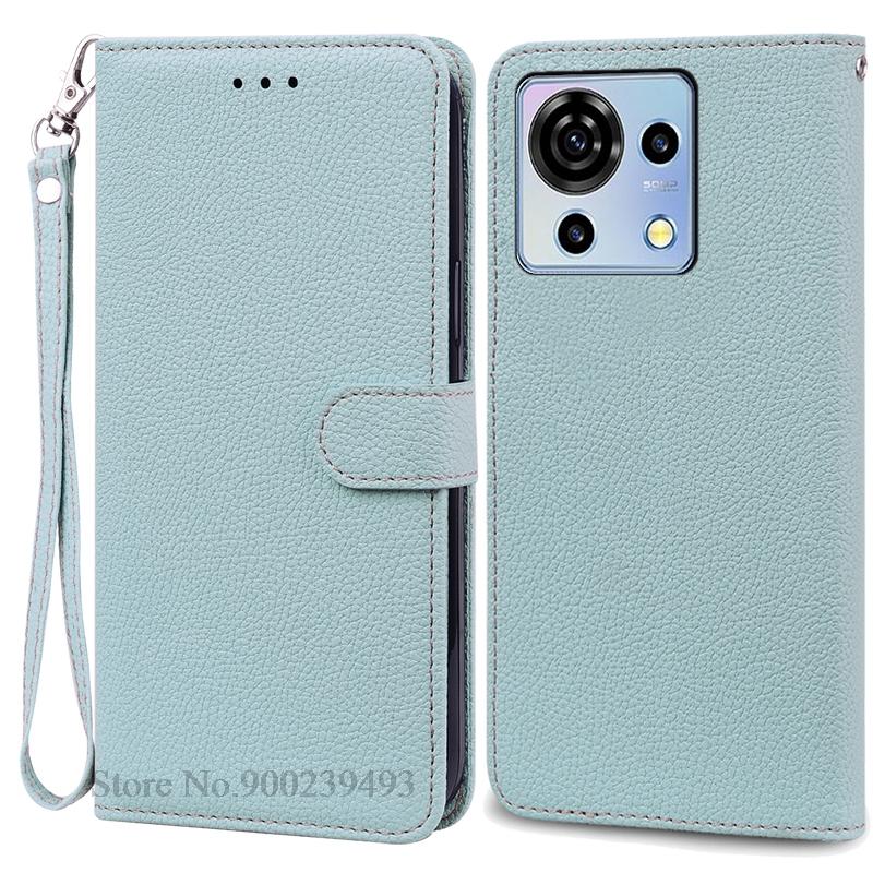 Для ZTE Blade V50 Vita Чехол-книжка кожаный флип-чехол для ZTE Blade V50 Vita Чехол-чехол для телефона Coque Fundas