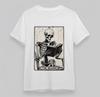 Women's Plus Size T-shirt With Mystical Skeleton Art Graphic Unisex Cotton Tee