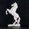 Имитация Лошади Фигурка Черно-Белая Статуэтка Лошади Коллекционная Скульптура Животного Украшение Декор Подарок для Любителей Лошадей