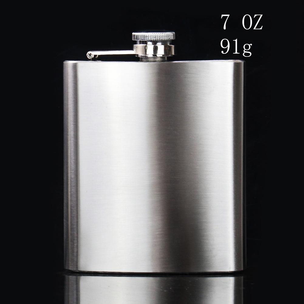 Фляжка из нержавеющей стали для вина, виски, фляжка, чайник, горшок, бутылка для алкоголя, ликера, походная посуда для питья 5 унций, 7 унций, 8 унций