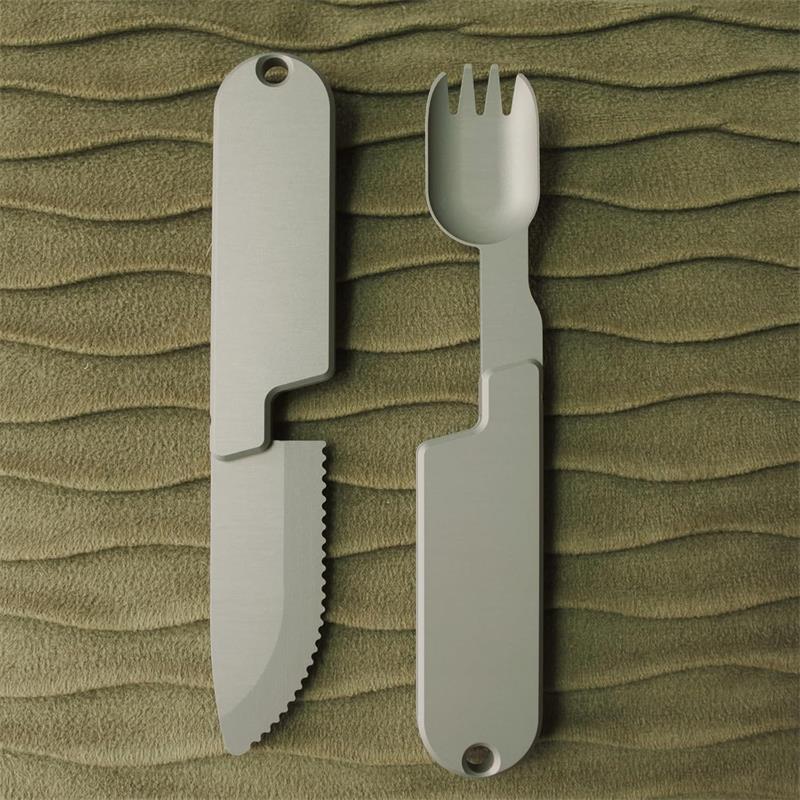 Camping Eating Utensils Set,Kopak Utensil Set,2 in 1 Camping Eating Utensils Set