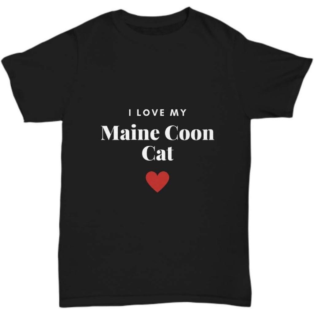 Maine Coon Cat Gifts T Shirt for Women Men Unique Birthday Present - Unisex Tee