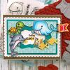 3 шт./компл. металлические режущие штампы для скрапбукинга для изготовления карточек «сделай сам», тиснение, штамповка, маленькая рыбка