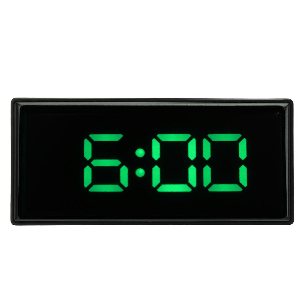 Mirrored Digital Alarm Clock Smart Light Sensing LED Display Digital Smart Clock with Two Display Mode Snooze Function