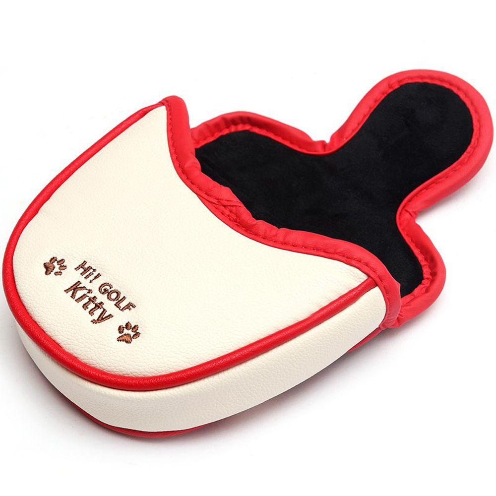 Милый котенок Магнитная застежка Чехлы для головки клюшки для гольфа Лезвие Молоток Паттер Гольф Паттер Чехол Счастливый кот