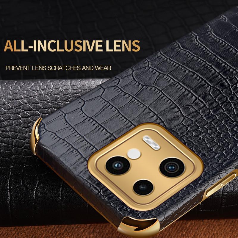 Роскошный чехол с покрытием из крокодиловой кожи для Xiaomi 13T Pro 13 Lite 12T 12 11T 11 Mi 10 10T защитный чехол кольцо магнитный держатель противоударный чехол-подставка