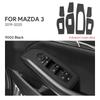 BKD1 Верхняя замшевая отделка LHD RHD Наклейка для Mazda 3 BP M3 Axela 2019 2020 2021 2022 2023 2024 2025 Панель подъема стекла автомобиля Интерьер
