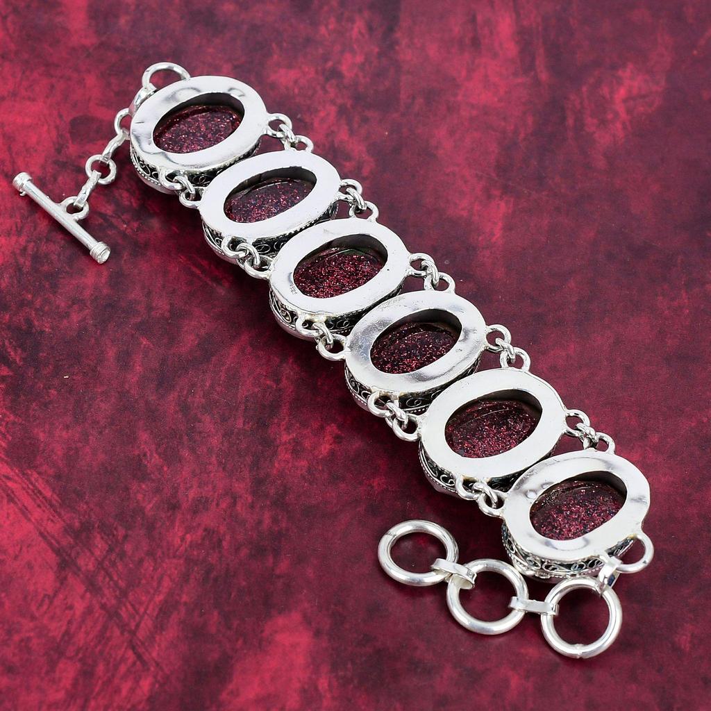 Pink Triplet Opal Gemstone Necklace, Handmade 925 Solid Sterling Silver Jewelry, Unique Bracelet & Necklace Jewelry Set