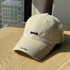 Letter-embroidered soft-top baseball cap for women, suitable for spring and summer, offering sun protection, with a deep crown and designed for