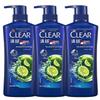 CLEAR Anti-Dandruff Shampoo 500g x3 Pack