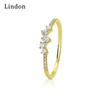 Lindon Classic Ring For Women With Round Shape Zircon Wedding Party Gift  Size 6-10