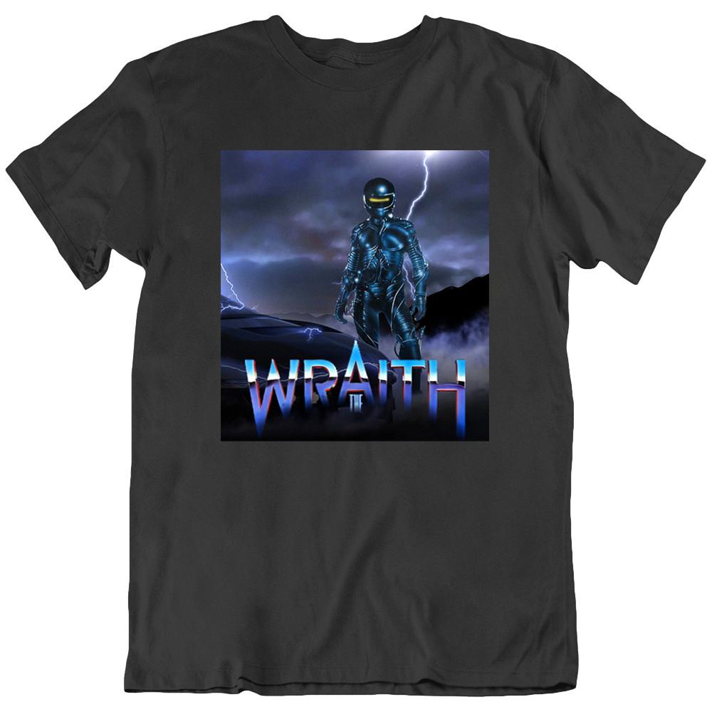 Автомобиль Wraith Racer Научно-фантастический Драг Экшн Фильм Ретро Футболка Футболка Подарок Новый