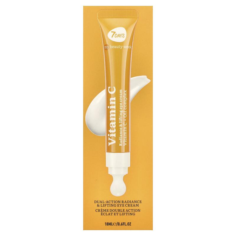 Vitamin C, Dual-Action Radiance & Lifting Eye Cream, 0.6 fl oz (18 ml)