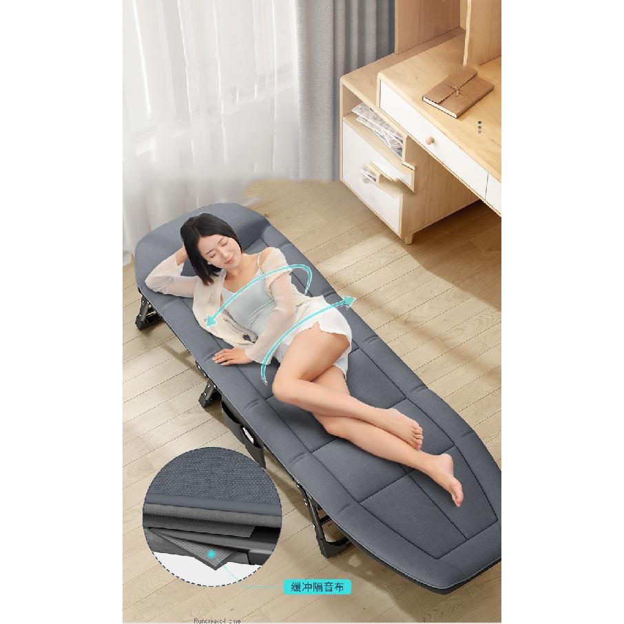 Складная кровать для обеденного перерыва, домашнее портативное кресло для отдыха на открытом воздухе, офисное многофункциональное складное кресло, простое кресло для отдыха