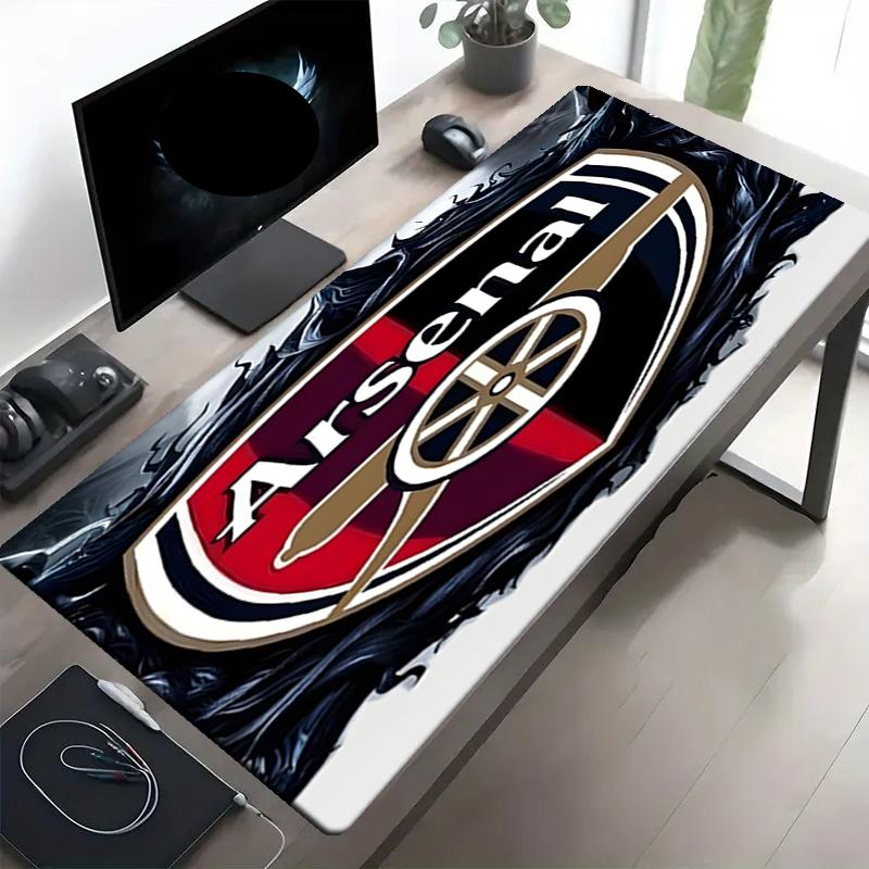 Arsenal F.C Print Mouse Pad, Anti‑Slip Desktop keyboard Mat, for PC Laptop Gaming Working Daily Use, Cool Festival Surprise Gift
