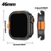 Металлический чехол для Apple Watch Ultra 3 49 мм 46 мм 45 мм 44 мм Чехол-протектор Алюминиевая рамка-бампер для IWatch Series 11 10 9 8 7 6 5 SE