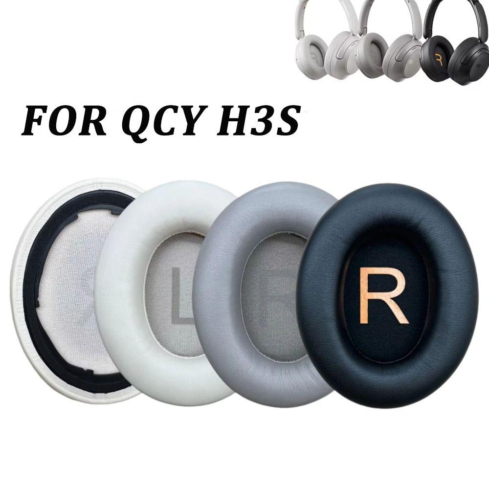 1Pair Replacement Ear Cushion Memory Foam Headset Earmuff for QCY H3S Wireless Headphone Accessories