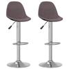 VidaXL Bar Stools, 2 Pcs Taupe Fabric