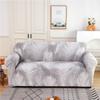 Printed Sofa Cover Stretch Couch Cover Sofa Slipcover Furniture Protector with Skid Foam Sticks and Elastic Bottom for Kid, Pets