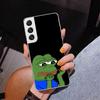 Милые лягушки Вечеринка Грустный Пепе Чехол для телефона Samsung Galaxy S26 S25 Edge S23 S24 Ultra S22 Plus S21 S20 FE Уникальная крышка Мягкий чехол G