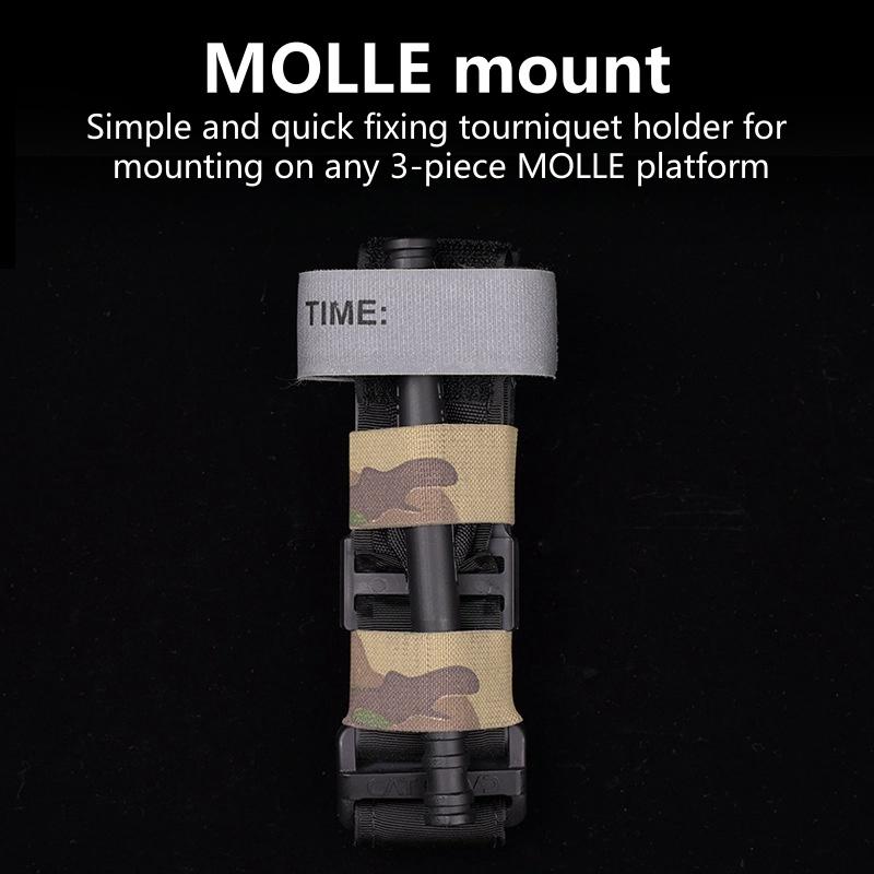 Снаряжение для отдыха на природе Держатель жгута Жгуты Ремень MOLLE Держатель жгута Крепление для переноски TQ Retention Pouch Аксессуары