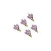 Lavender Lavender Brooch Flower Crystal Lavender Lapel Pins Lavender Women Brooch  Women