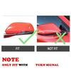 &  Version For Ford Mustang 2015-2024 Mirror Caps Pair Car Side Wing Rearview Mirror Cover Ox Horn Rearview