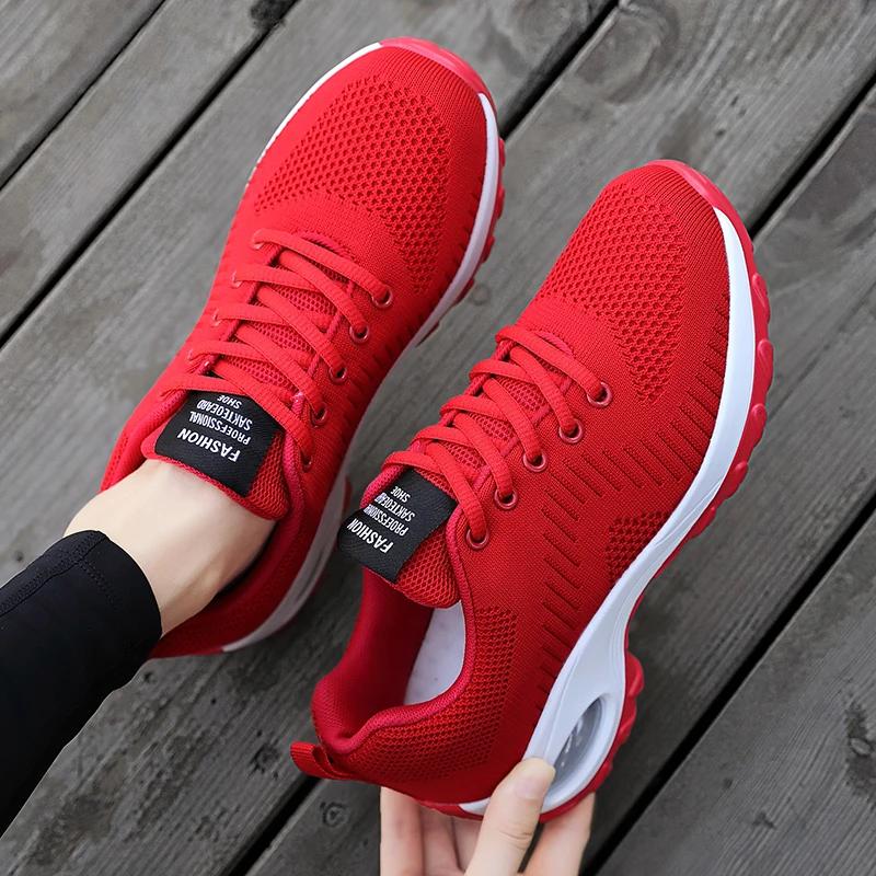 2024 New Sneakers Women Shoes Mesh Breathable Flat Anti-Slip Woman Sneaker Outdoor Trainer Female Zapatos De Mujer Sport Shoe
