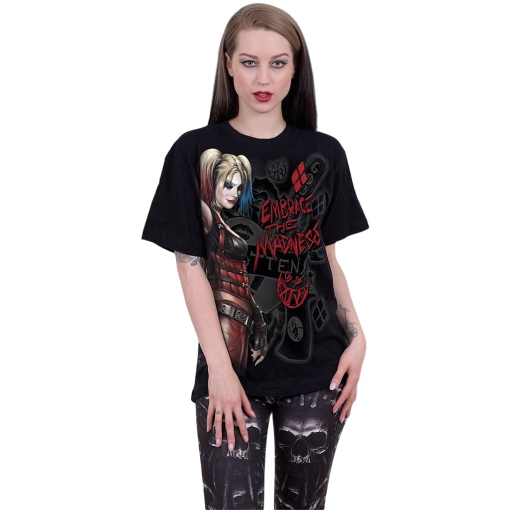 Футболка Harley Quinn Unisex Adult Embrace Madness