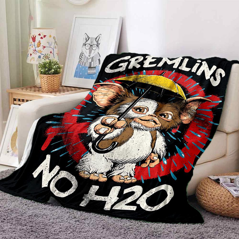 1 шт. Плед Gremlins Легкий фланелевый плед для дивана, кровати, путешествий, кемпинга, гостиной, офиса, дивана, кресла и кровати