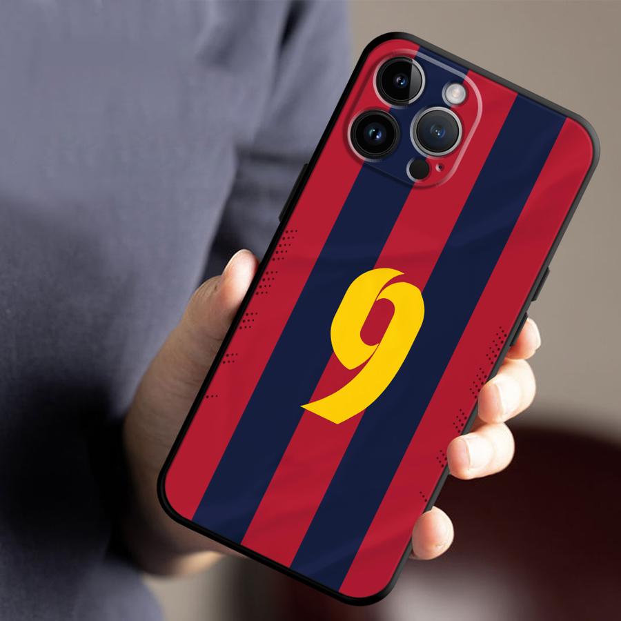 Футбольный номер Funda Чехол для телефона Чехол для телефона для Apple iPhone 17 Pro Max 17e 13 12 14 15 Pro 7 8 Air 11 XR XS MAX 16