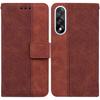 For OnePlus Nord 5 5G Case Geometry Pattern Leather Wallet Phone Cover with Wrist Strap