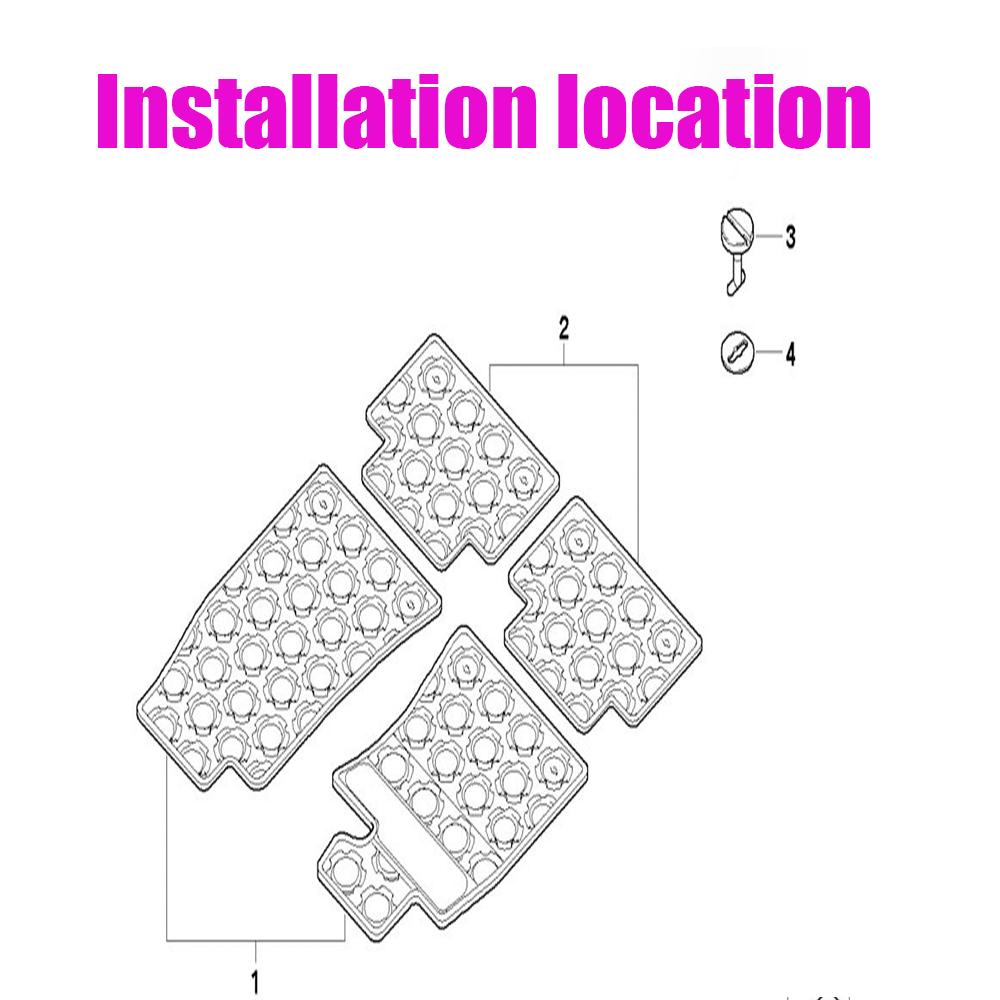 10 шт. автомобильный коврик зажимы крепежные зажимы поворотный замок заклепка 82119410191 для BMW 5 серии E34 1988–1995