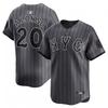 New York Mets Baseball Jersey Lindor 12 Embroidered Sportswear Unisex V-Neck Nylon Performance Tee