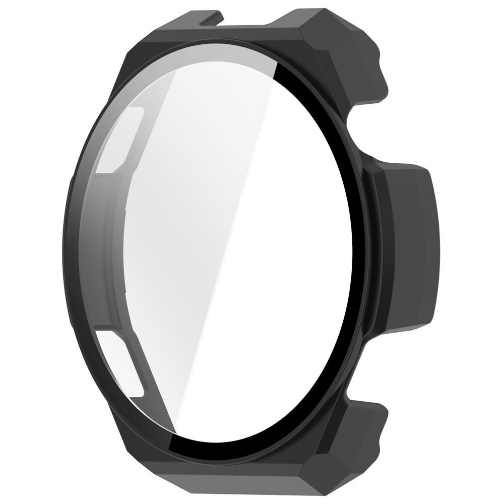 Закаленное Стекло+Жесткий ПК Чехол Для Amazfit Balance 3 Защита Экрана Анти-царапина Полное Покрытие Защитный Корпус Бампер Рамка