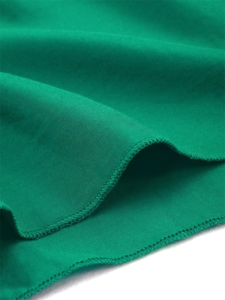 EDOLYNSA Кафтан больших размеров, зеленый, однотонный, с богемным принтом, летнее длинное пляжное платье, женская домашняя одежда, купальный костюм, накидка, свободный кафтан