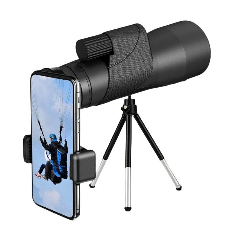 Монокулярный телескоп 12X50 ED, призма BAK4, фазокоррекция, с покрытием, мощный, для охоты, пеших прогулок, путешествий