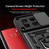 KEYSION Shockproof Case for TECNO Camon 30 5G 30 Pro Slide Camera Lens Protection Ring Stand Phone Cover for Camon 30 Pro 5G