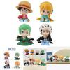 One Piece Action Figure Set With Luffy, Zoro, Nami, And Law Cute And Collectible Anime Toys