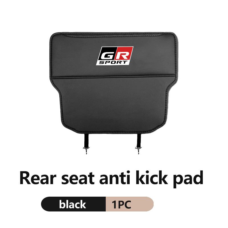 svagd6 Car Interior Seat Back Anti Child Kick Protector Pad Auto Storage Accessories For Toyota GR Sport Crown RAV4 Yaris Land Cruiser