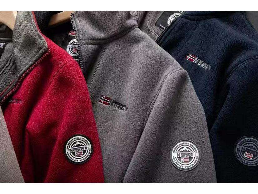 Готов к Норвегии: Куртка-флис большого размера на осень/зиму для защиты от холода на открытом воздухе