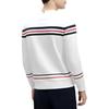 Fila Heritage Striped Crewneck Sweatshirt Men Sweatshirt Standard-White F11M411204F-WT