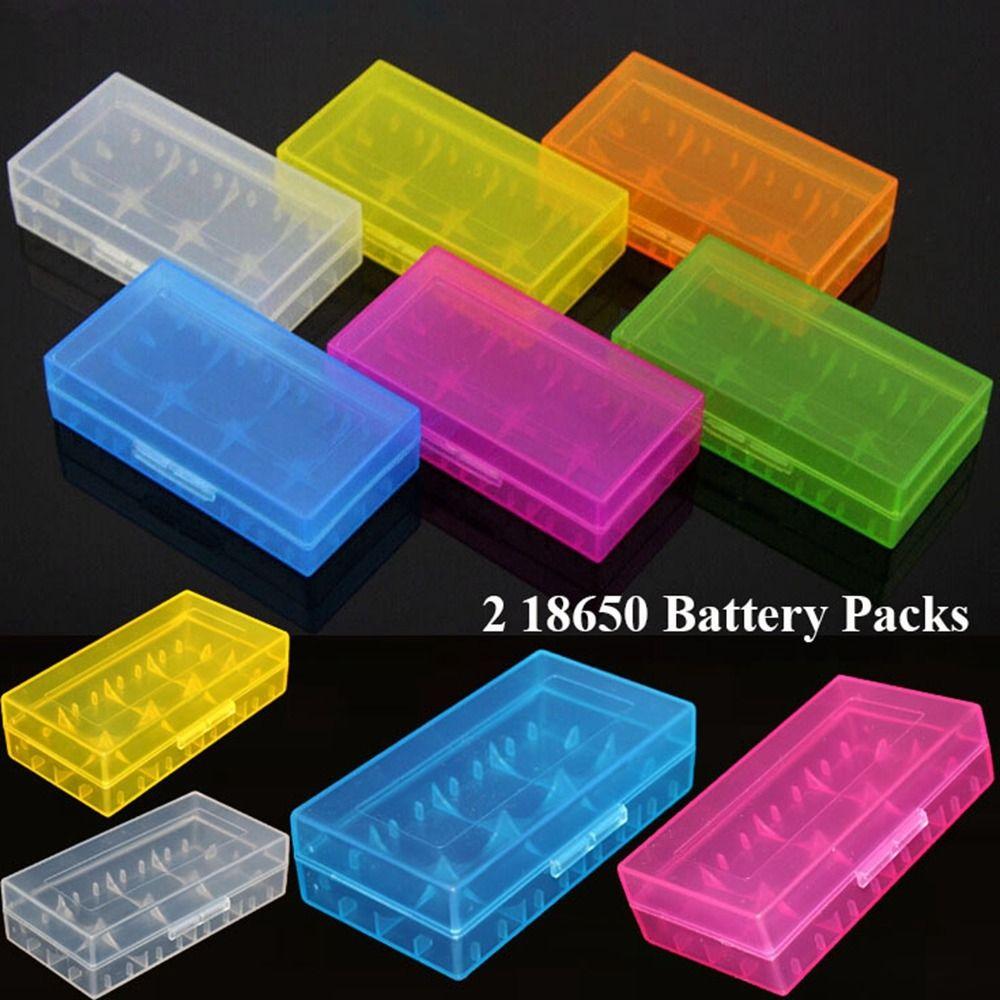 Coloful Battery Case 4 AA AA Battery Holder Storage 18350 Battery Holder