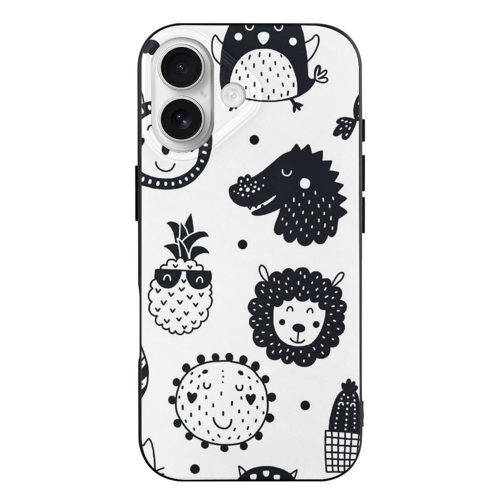 1 шт. ТПУ чехол для телефона для iPhone 17/17Air/17Pro/17ProMax с тонким профилем, противоскользящими бортиками, приподнятыми краями вокруг камеры, отзывчивыми кнопками