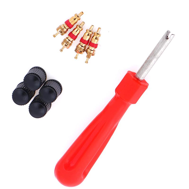 1 комплект сервисный набор для вентилей шин золотники отвертка ремонт шин автомобиль мотоцикл ADM