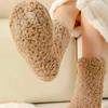 1 Pair Winter Women's Warm Thickened Woven Thermal Socks Floor Socks Home Plus Socks