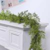 Handmade Christmas Garland,Artificial Cedar Needles Green Seasonal Garland For Christmas