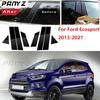8 шт. полированные стойки стойки подходят для Ford Ecosport 2013-обшивка окна колонка BC