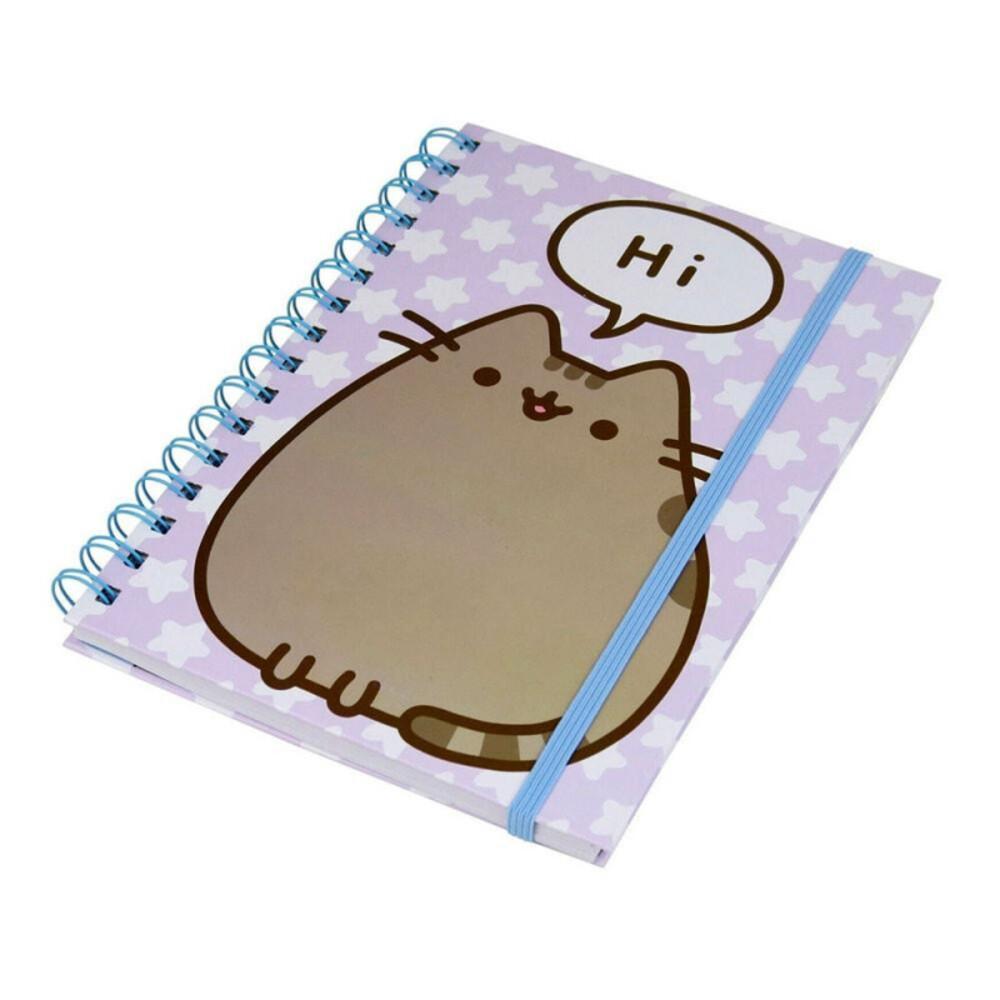 Pusheen Блокнот Say Hi A5 в проводном переплете